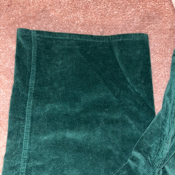 H&M Corduroy Green Wide leg Pants - Picture 5 of 6